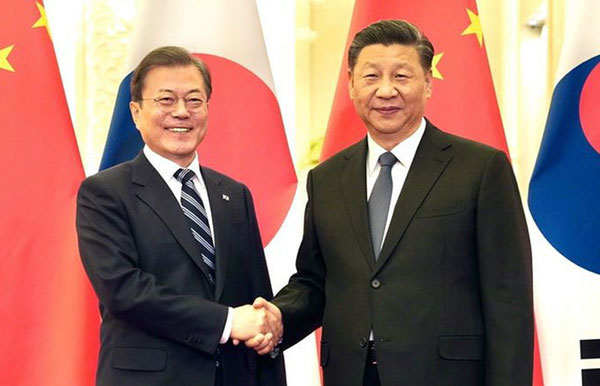 2019년 한중정상회담 당시 문재인 대통령과 시진핑 중국국가주석 / ⓒ청와대DB